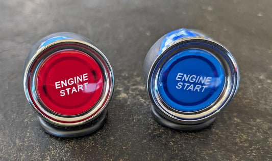 LIGHTED ENGINE START SWITCH RED/BLUE